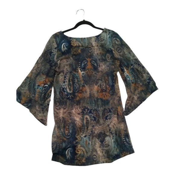 Boho shift dress with butterfly sleeves - S - Picture 2 of 5